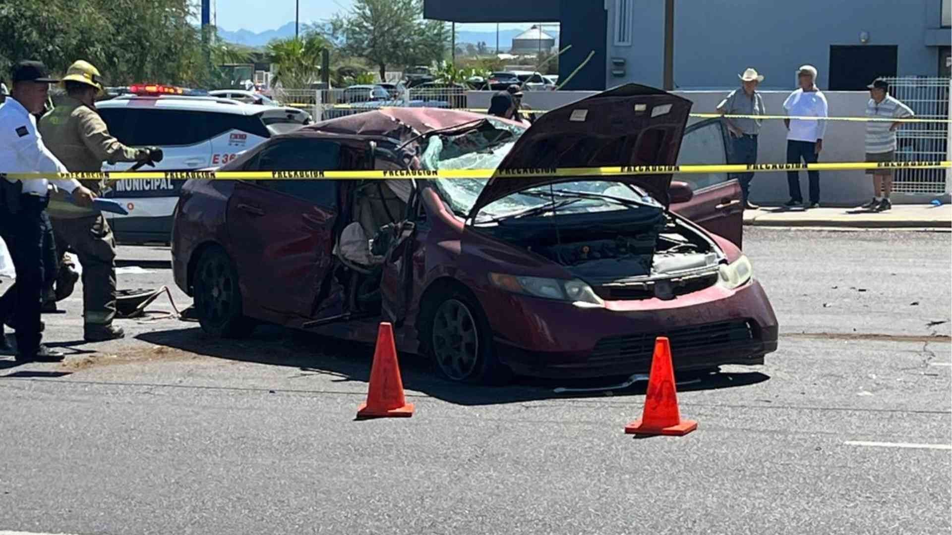 Motociclista Pierde la Vida Tras Chocar con un Vehículo en Hermosillo