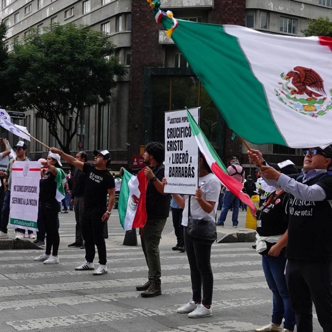 Guadalupe Acosta Naranjo, del Frente Cívico Nacional (FCN), pidió defender al Poder Judicial en una nueva protesta que se realizará el domingo