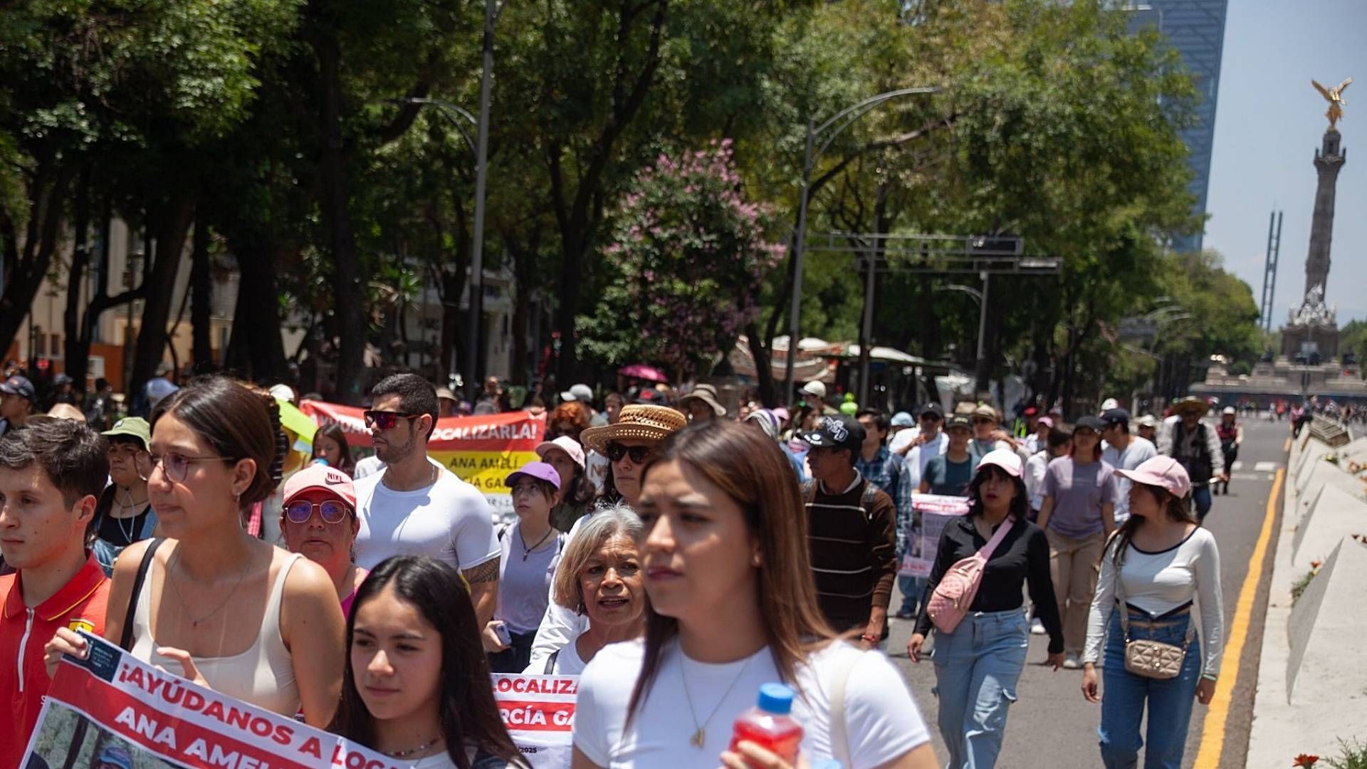 Movilización en Paseo de la Reforma el 3 de agosto 2025