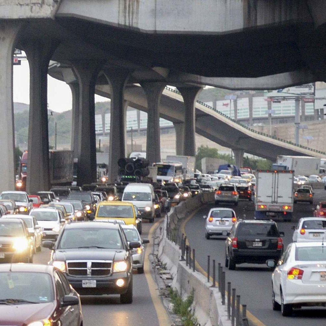Circulación en la autopista México-Querétaro, uno de los principales accesos de la CDMX