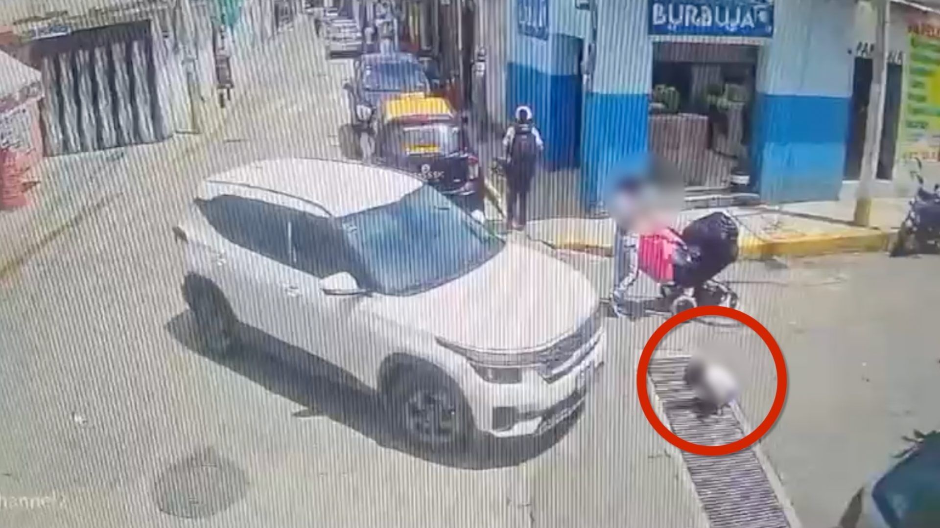 Video Niño Atropellado por Distracción de su Mamá en San Jerónimo Caleras Puebla