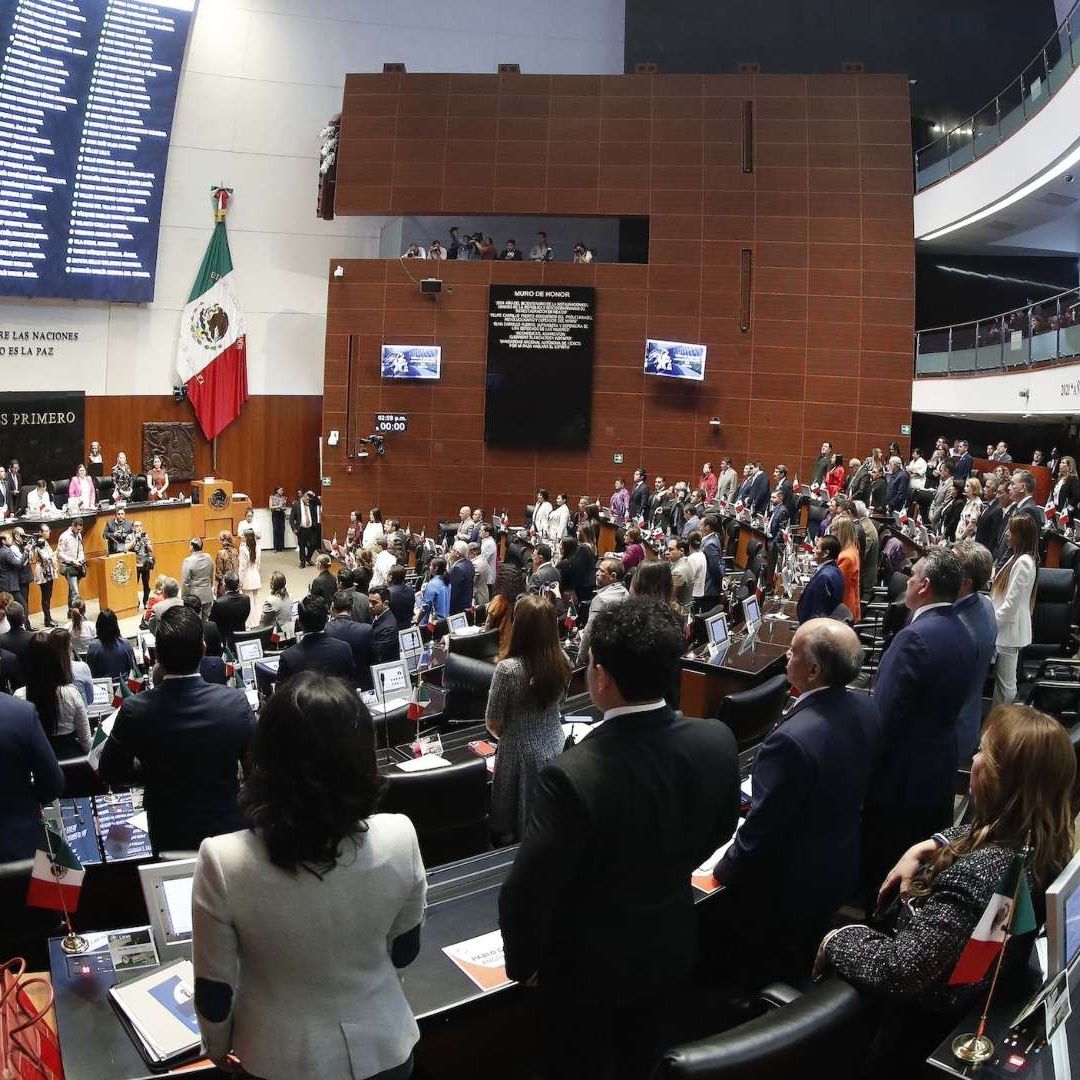 Sesión en el Senado de la República de México: Foto: Senado