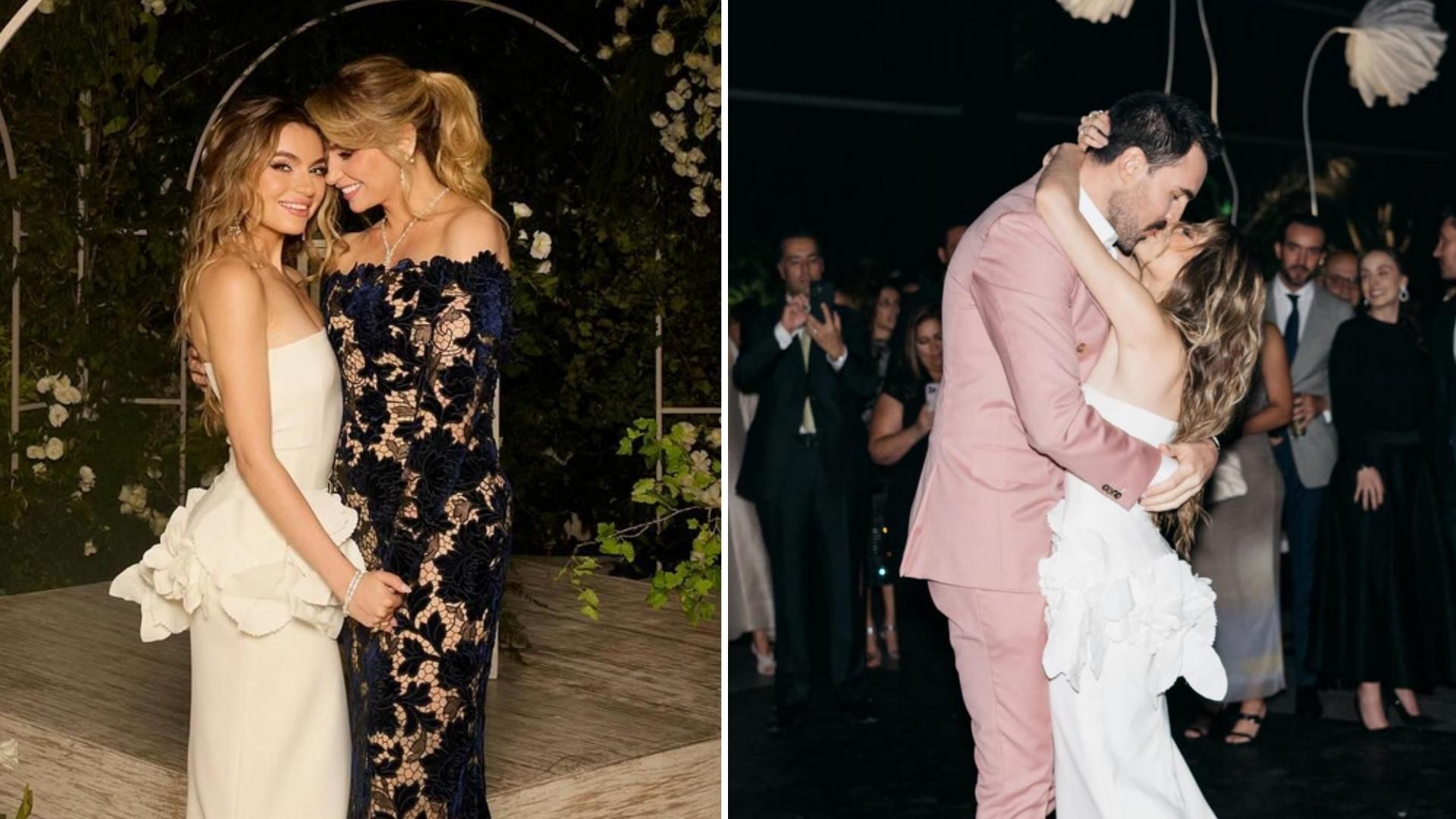 Angélica Rivera entrega a su hija Sofía Castro en su boda