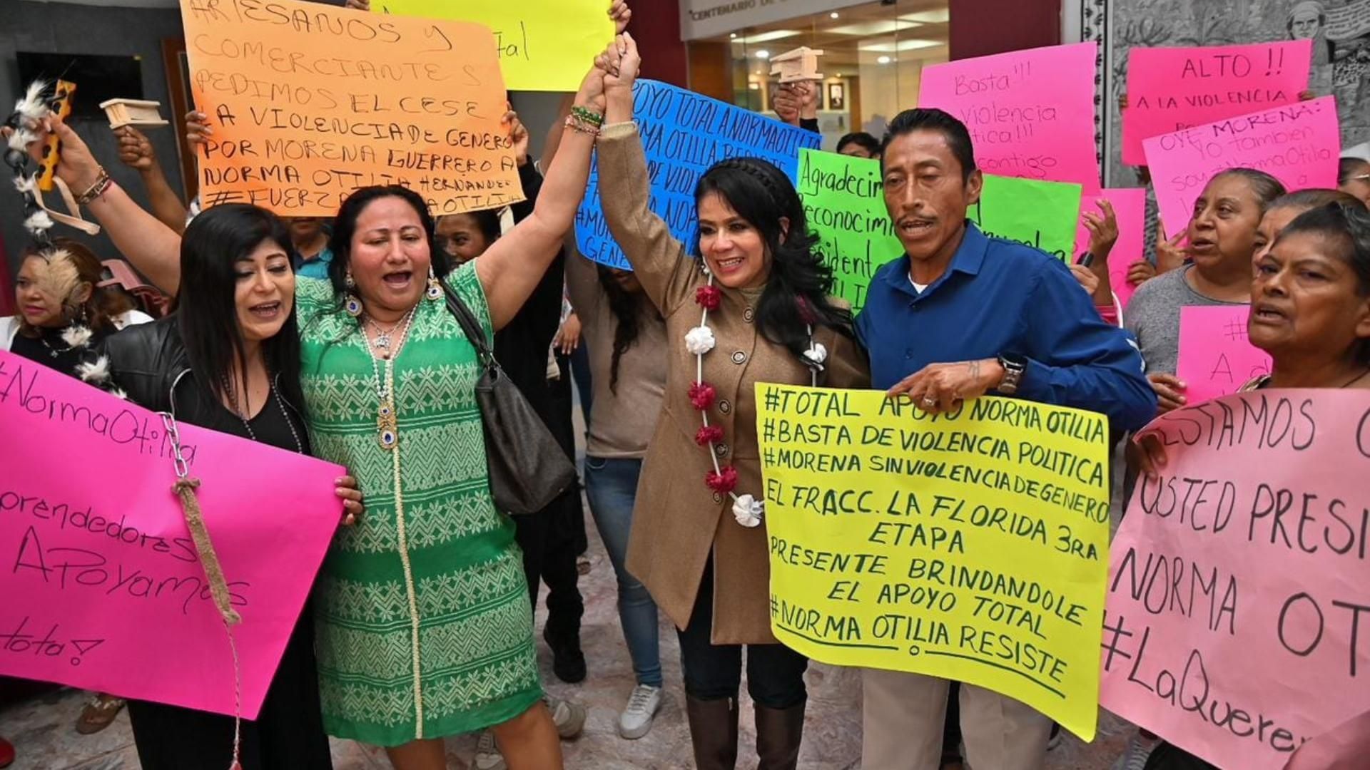 La alcaldesa agradece el apoyo de los chilpancingueños. Foto Facebook Norma Otilia Hernández Martínez