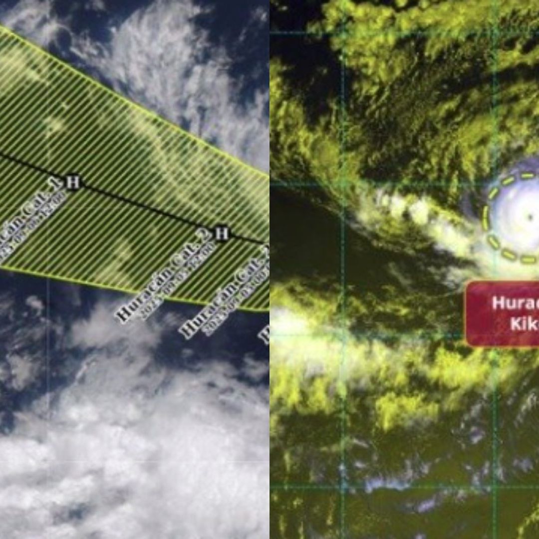 Trayectoria de Kiko 2025: Huracán Sube a Categoría 2; Así Avanza en Océano Pacífico