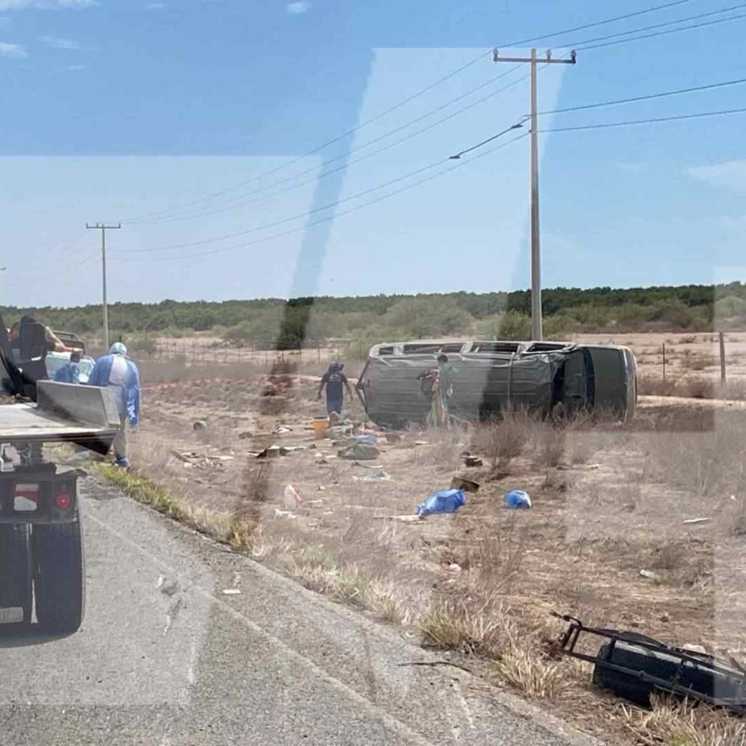 Volcadura Deja Una Persona Sin Vida y 12 Jornaleros Agrícolas Lesionados en Costa de Hermosillo