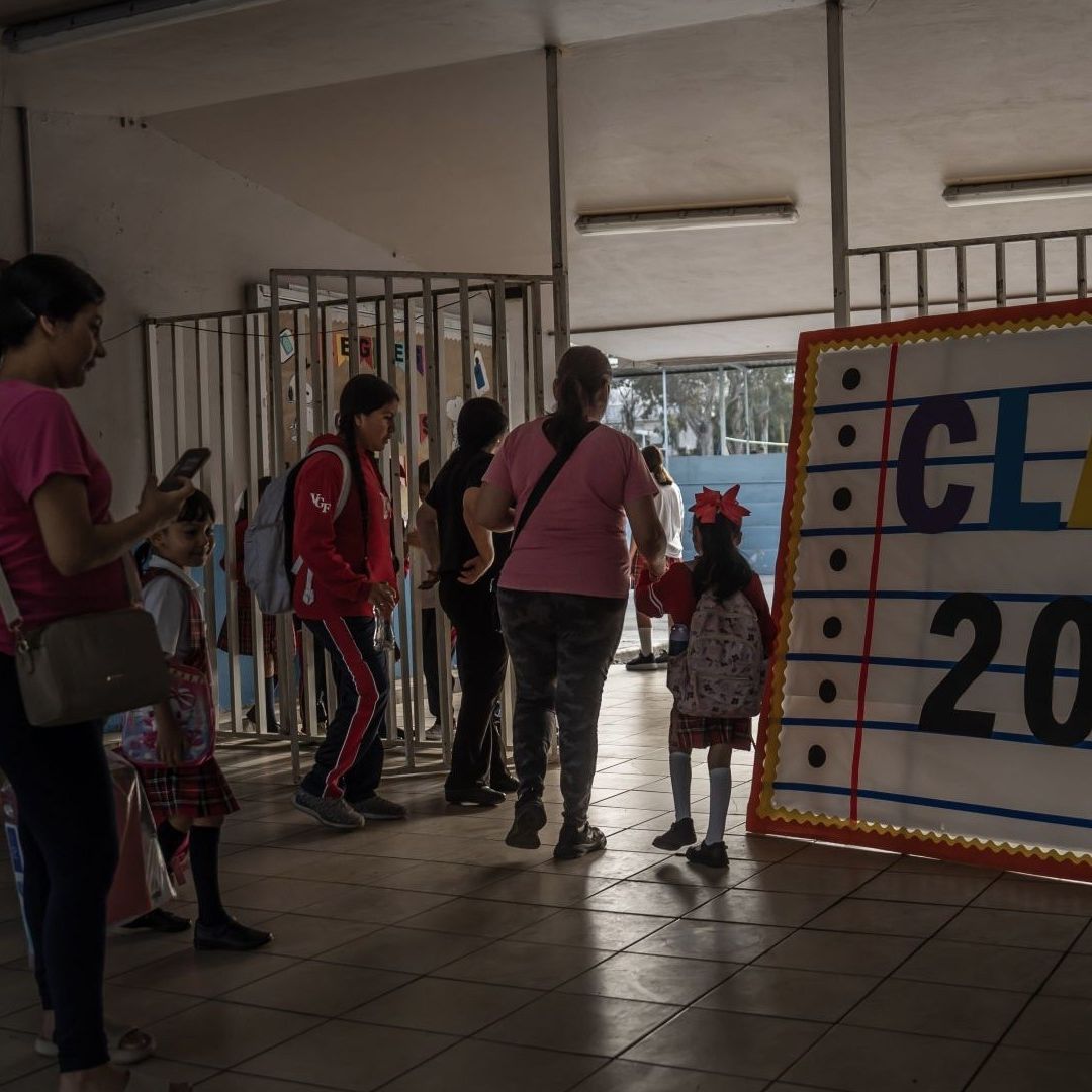 Regreso a clases en escuela en Tijuana, Baja California