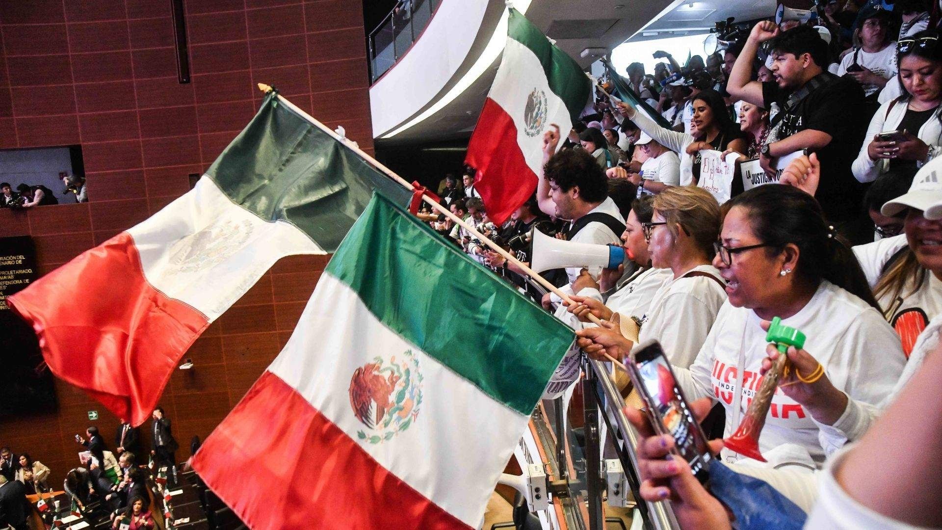 Toma del Senado por Reforma Judicial