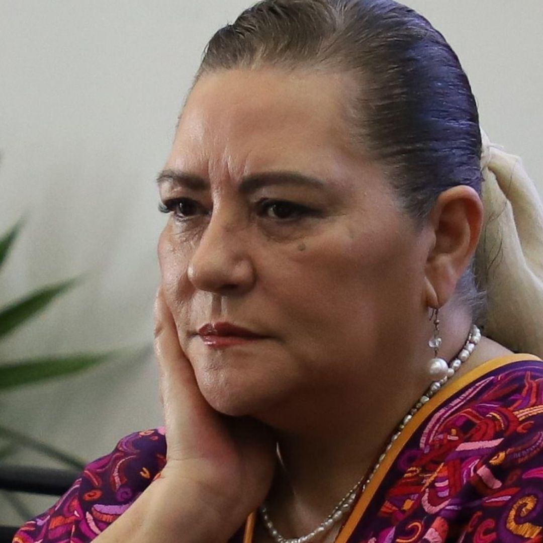 Guadalupe Taddei, consejera presidenta del INE, escucha los discursos de los representantes de organizaciones electorales. Foto: Cuartoscuro