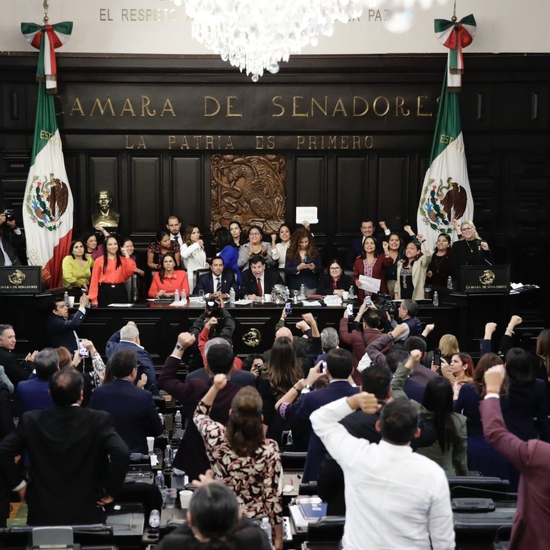 Senadores Aprueban en lo General y en lo Particular la Reforma Judicial