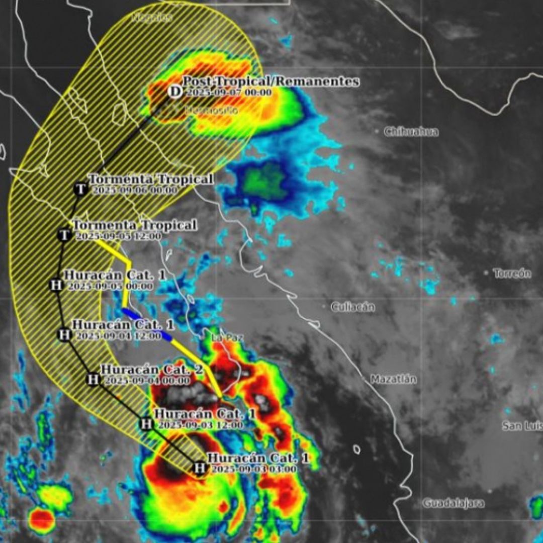 Lorena Se Convierte en Huracán Categoría 1: Hay Alerta para Baja California Sur