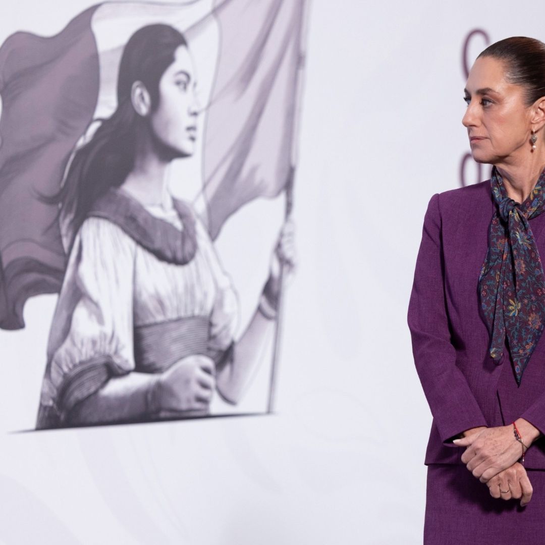 Claudia Sheinbaum en Palacio Nacional