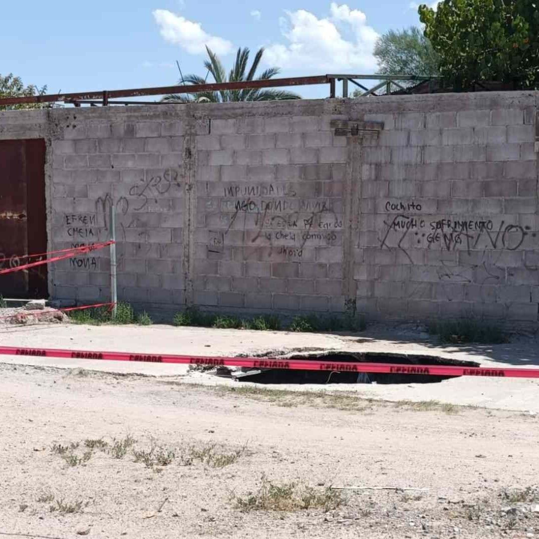 Hombre Ciego Cae en Socavón de un Canal Embovedado en Hermosillo