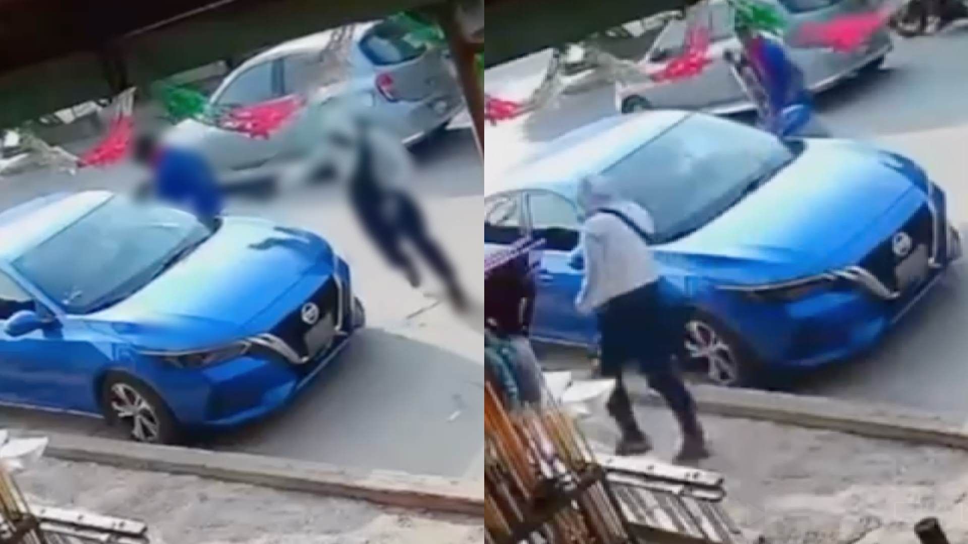 Video: Cámara de Seguridad Capta Robo de Auto a Mujer Comerciante de Oteapan Veracruz