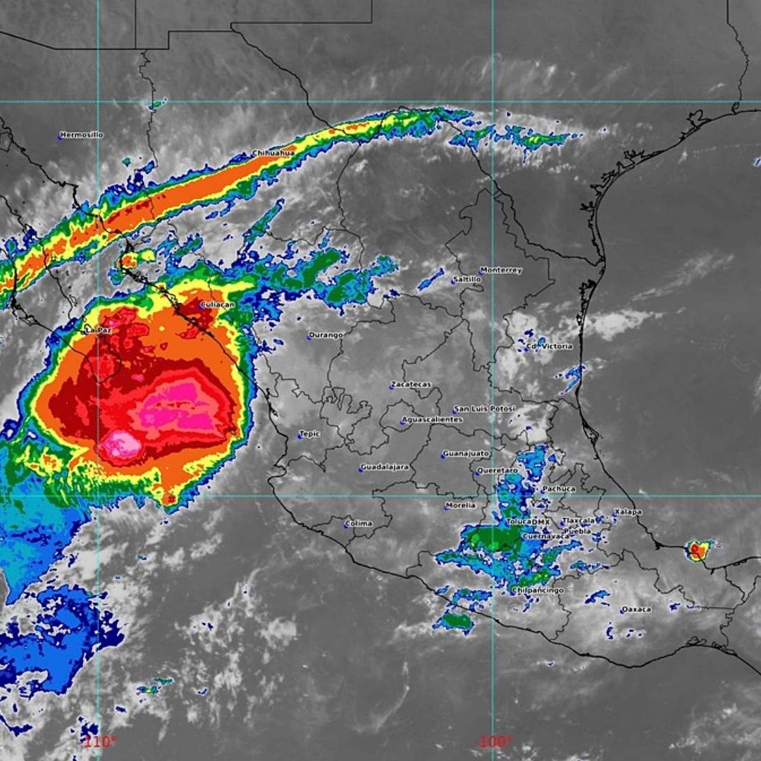 Activan Alerta Roja en Baja California Sur ante Próximo Impacto de Tormenta Tropical Ileana