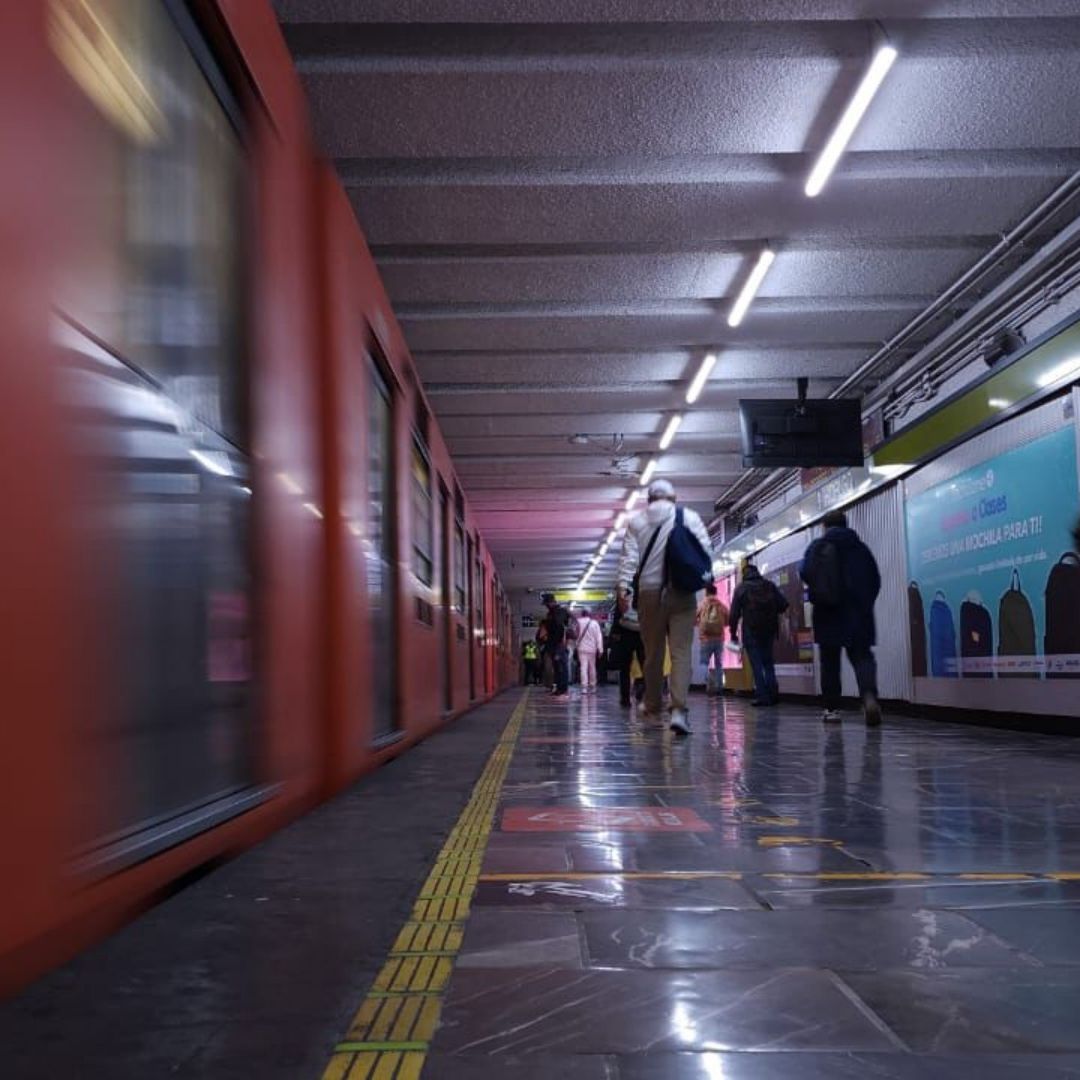 Andén en Línea 3 del Metro CDMX