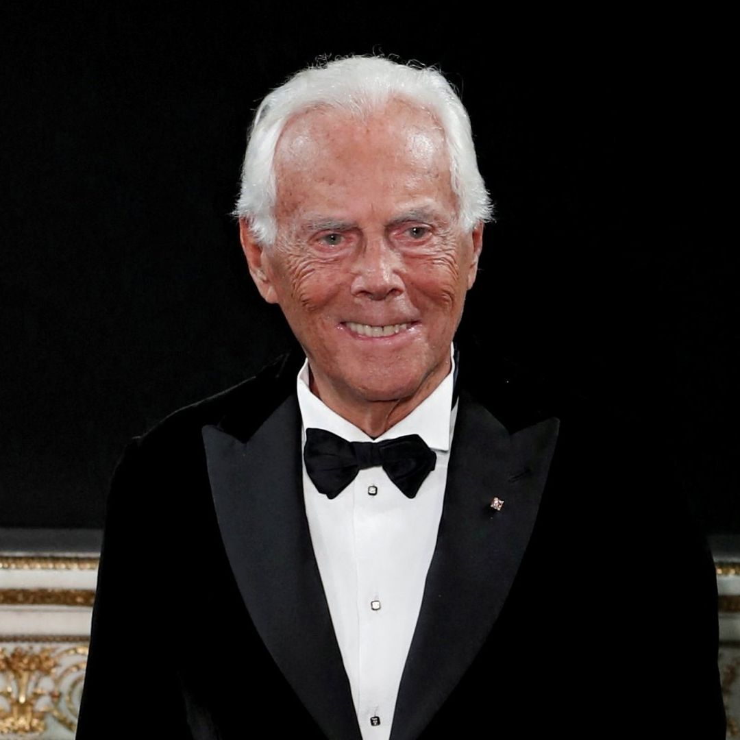 Giorgio Armani durante desfile de alta costura en Francia en enero de 2019. Foto: Reuters | Archivo