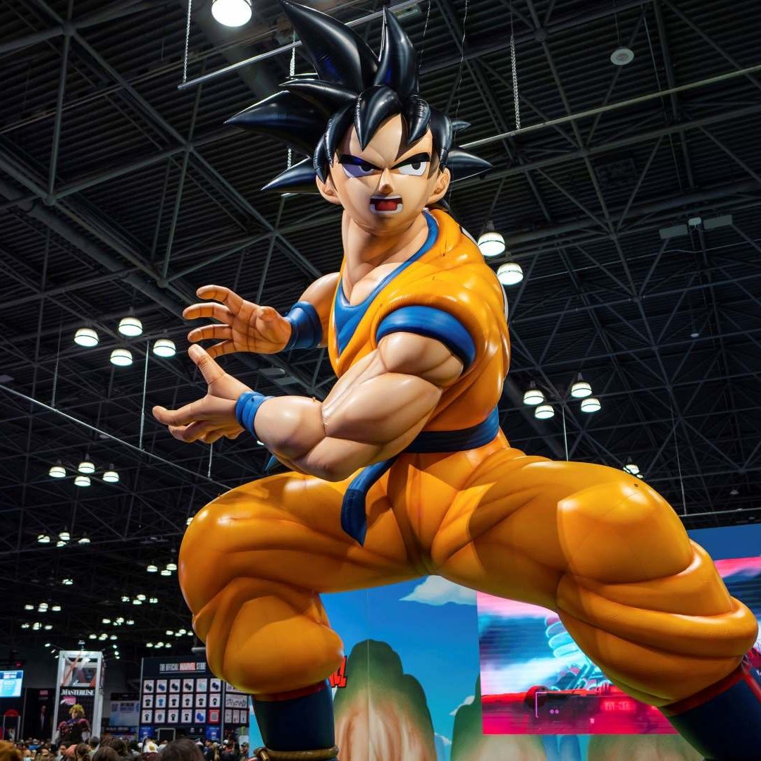 Stand de Dragon Ball Z en la Comic Con de Nueva York en octubre de 2023. Foto: Invision vía AP | Archivo