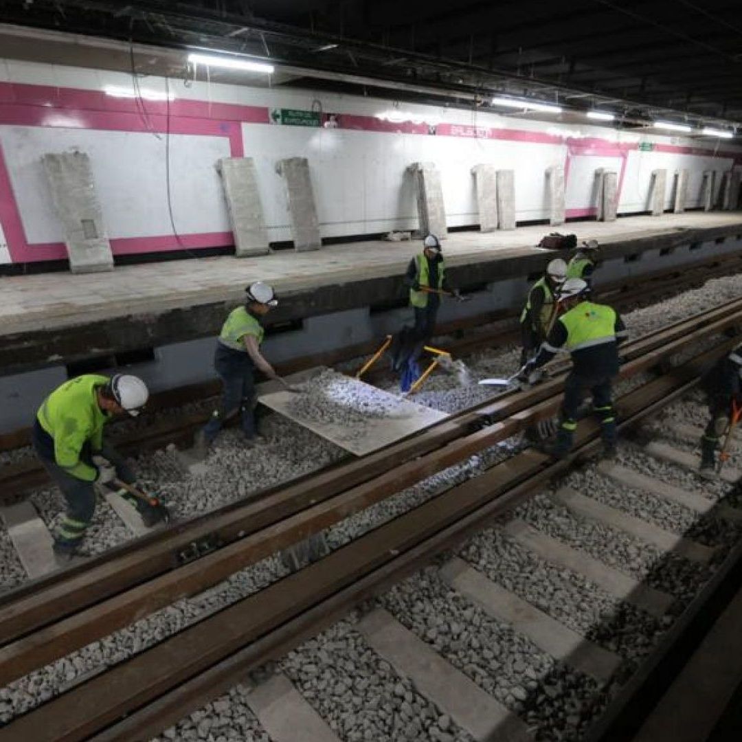 Los trabajos de modernización de la Línea 1 del Metro CDMX continúan y estas son las estaciones cerradas