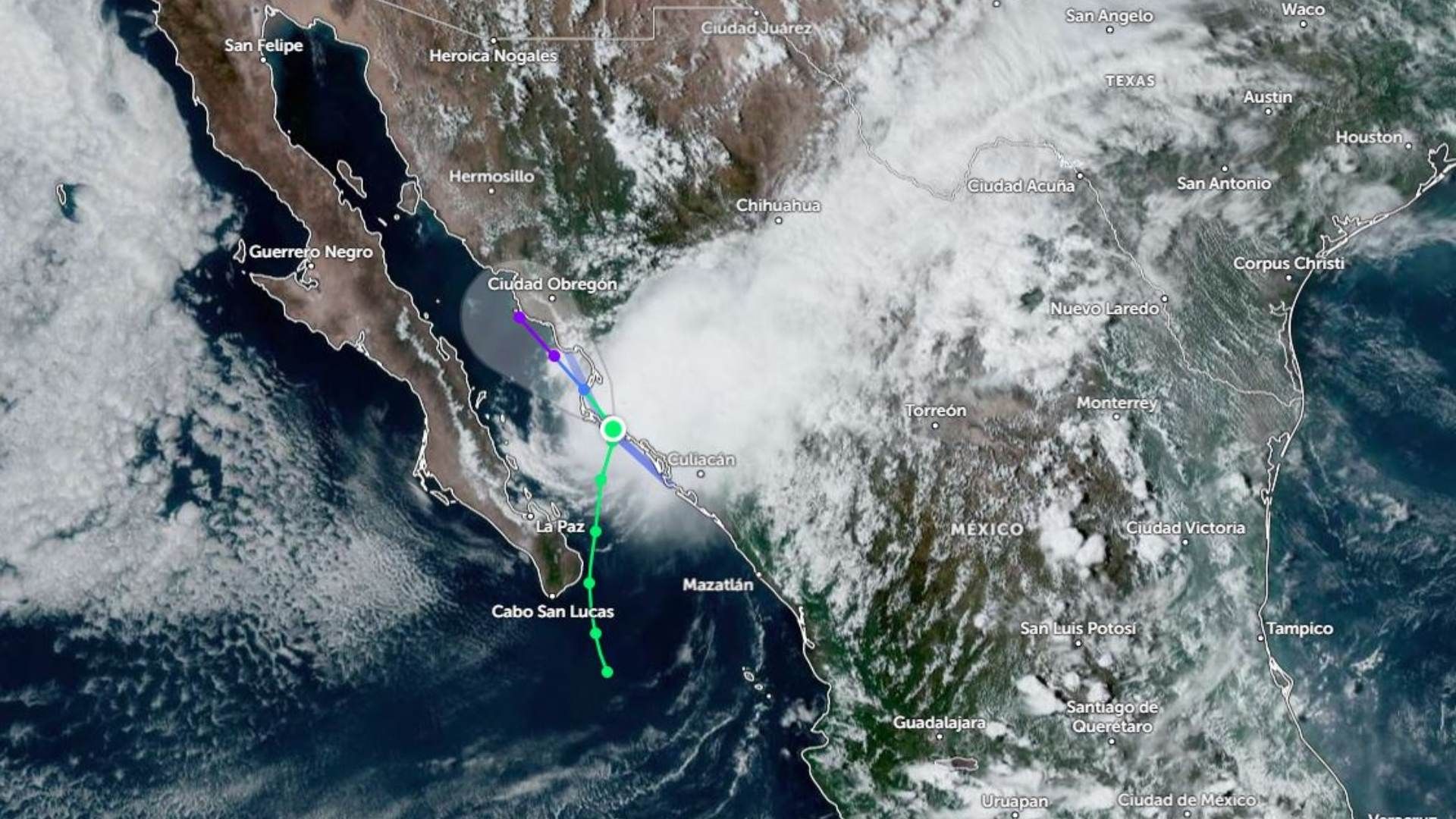 Toca tierra la tormenta tropical Ileana