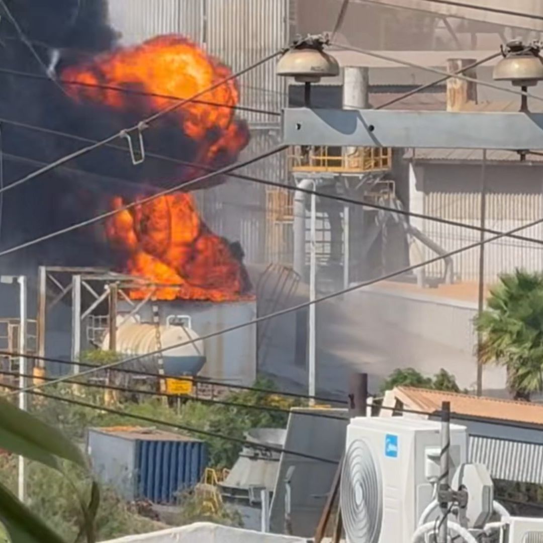 Incendio en Zinc Nacional