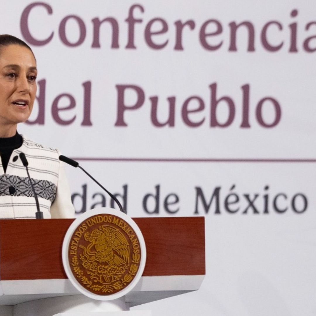 Claudia Sheinbaum habla en conferencia de prensa