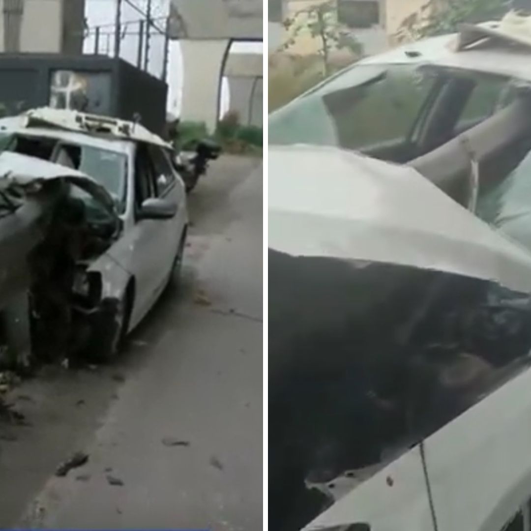 Chofer Se Salva de Morir Perforado por Barra de Contención en la México-Puebla
