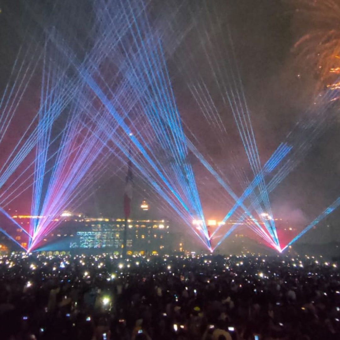 Así se Vivió el Grito de Independencia en el Zócalo de la CDMX