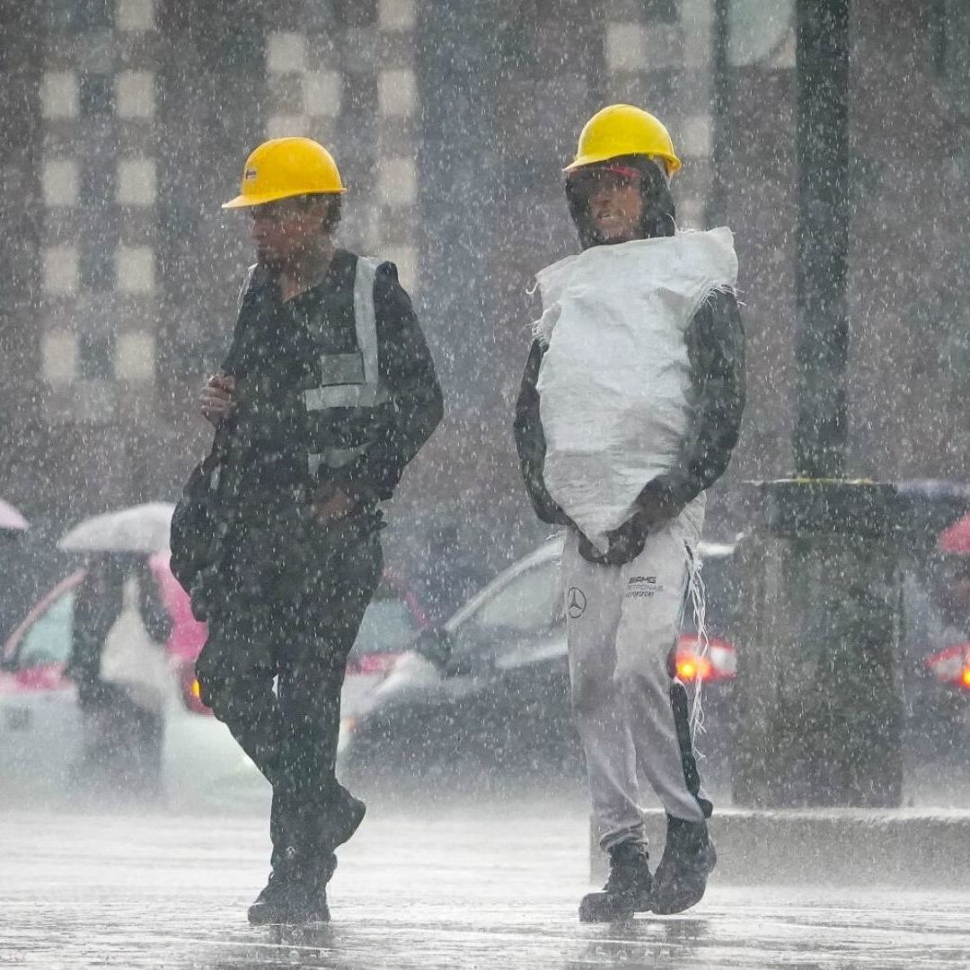 El pronóstico del tiempo prevé para hoy 17 de septiembre de 2024 lluvias fuertes acompañadas con granizo en la Ciudad de México