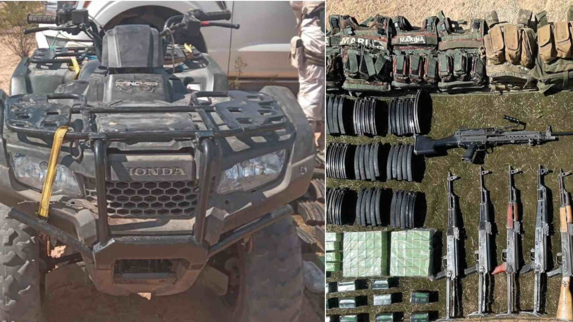 Militares Detienen a Menor con Armamento en Sonoyta, Sonora