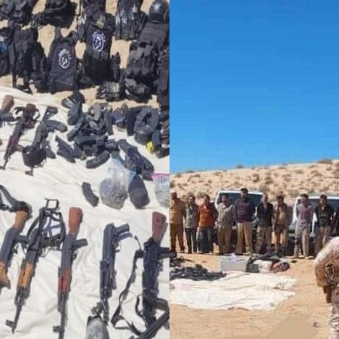 Fuerzas Armadas confiscan arsenal en el Golfo de Santa Clara, Sonora. Foto: X @HRS4NTOS