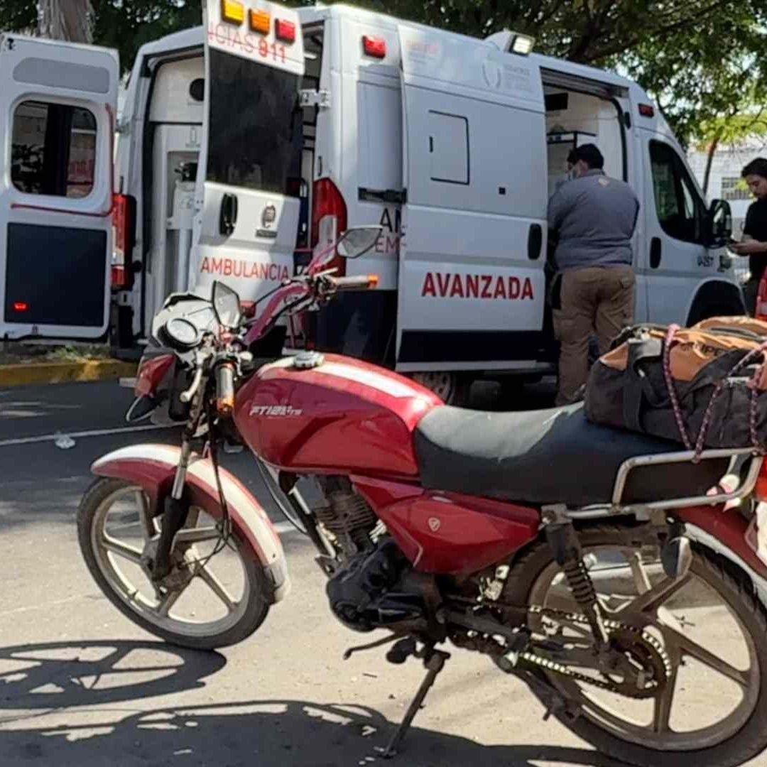 Maestro es Atropellado por Motociclista en Simón Bolívar Ignacio Zaragoza Veracruz