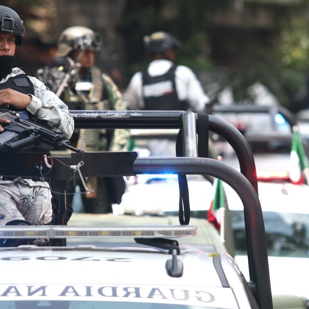Elementos de la Guardia Nacional desplegados en Morelos.