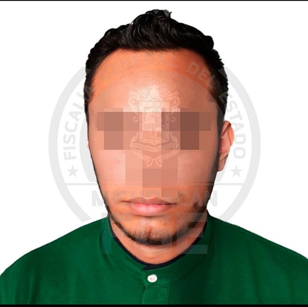 José Alberto “N”, sacristán detenido en Morelia. Foto: Fiscalía Michoacán