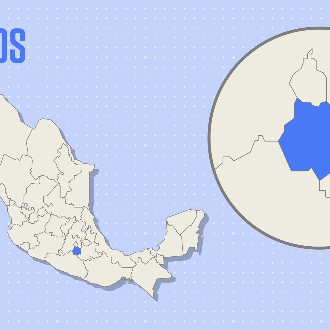 Mapa del estado de Morelos