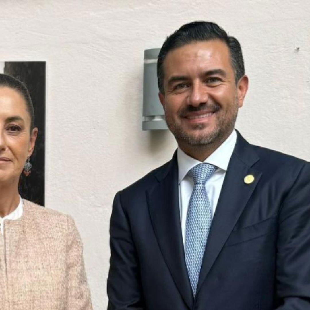 Claudia Sheinbaum y Miguel Ángel Yunes Márquez se reunieron. Foto: X @MYunesMarquez