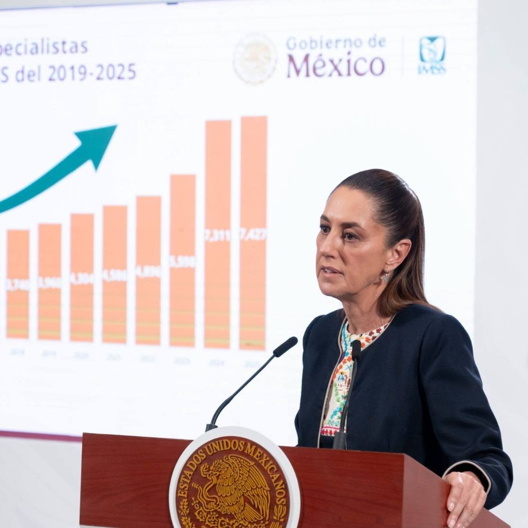 La presidenta Claudia Sheinbaum
