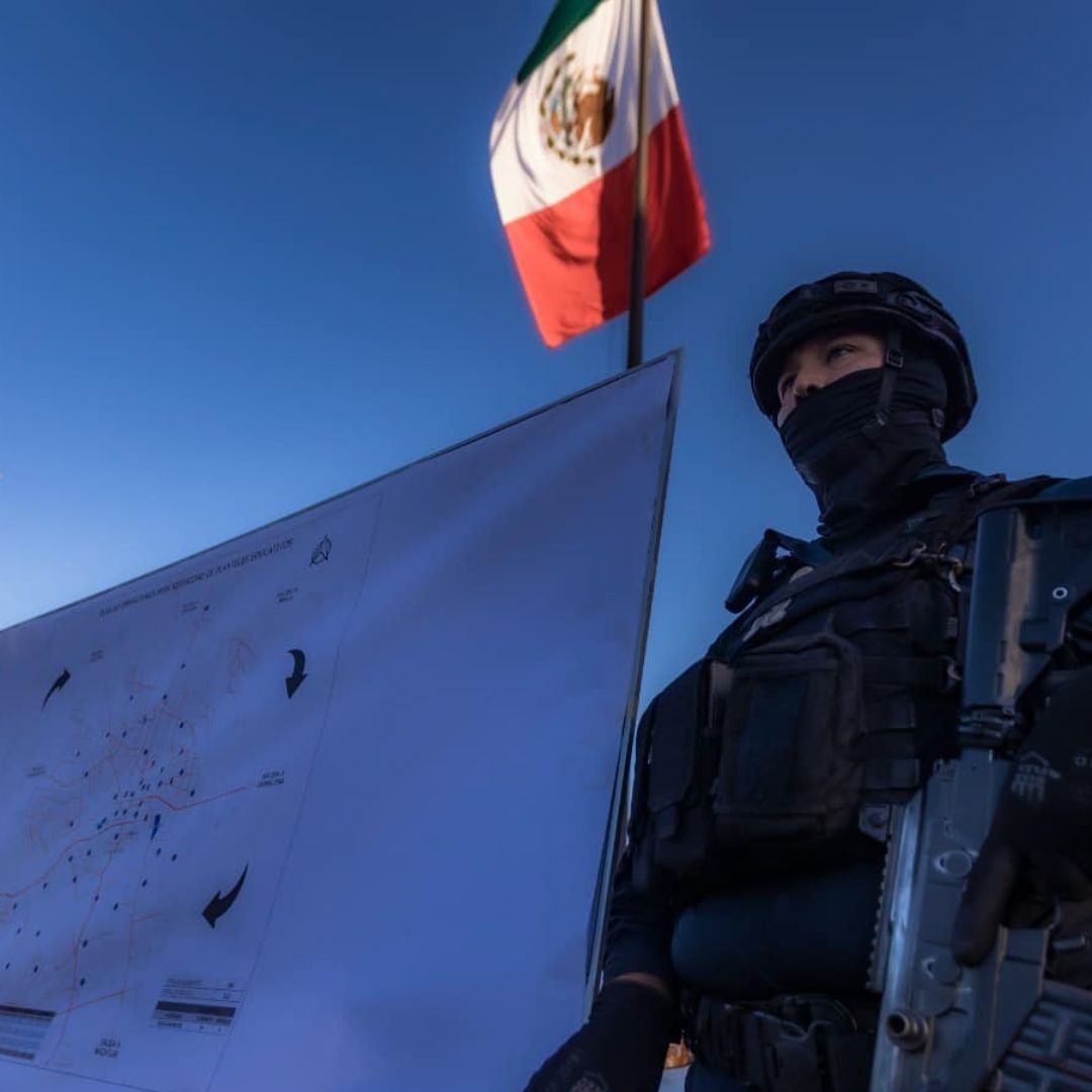 Operativo de seguridad en escuelas de Sinaloa