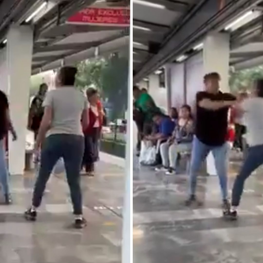 Video: Vagoneras Pelean en Andén de la Estación General Anaya del Metro CDMX