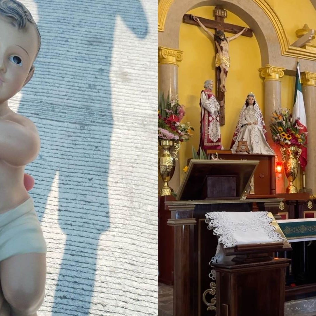 Roban Niño Dios de Iglesia Santa Ana en Boca del Río, Veracruz y es Regalado a Niña de 8 Años