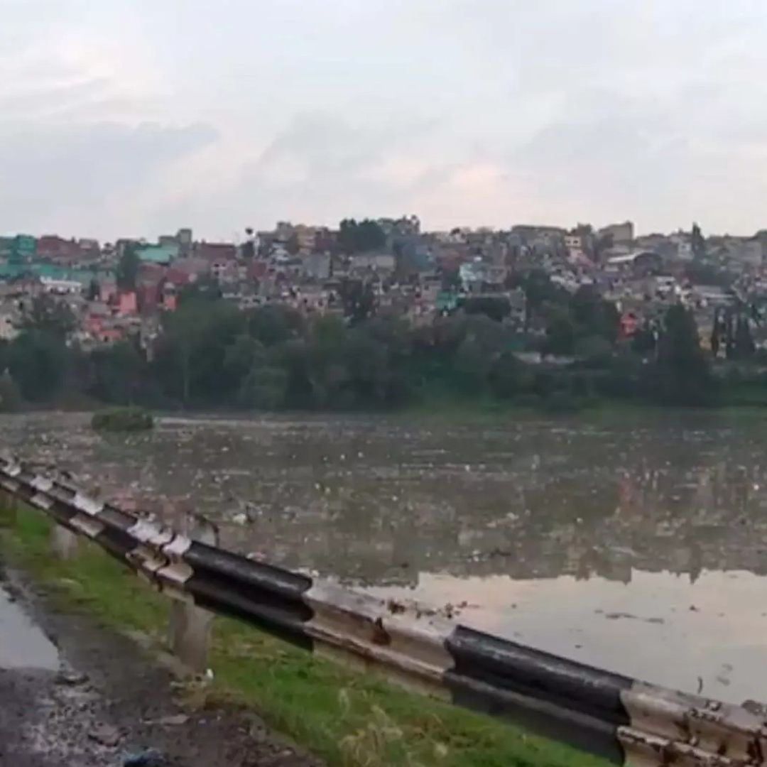 El nivel de la presa Los Cuartos en San Rafael Chamapa causa preocupación, por lo que los vecinos se mantienen en alerta