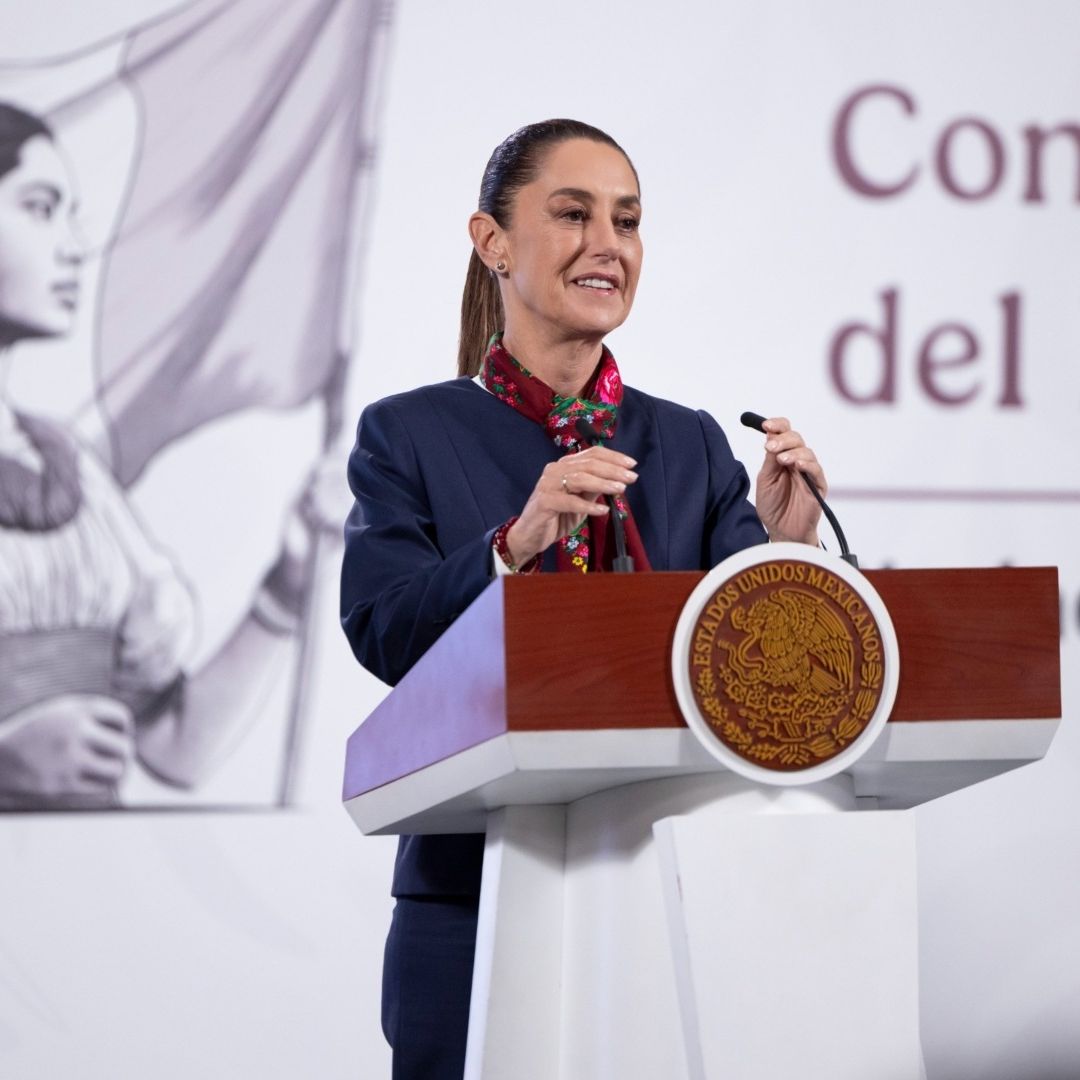 Claudia Sheinbaum en conferencia de prensa
