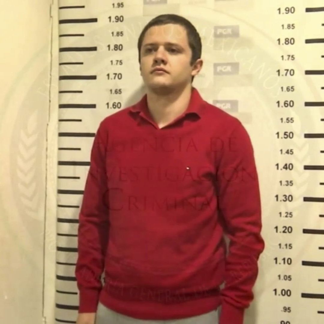 Rubén Oseguera González, 'El Menchito', durante una detención en 2015.