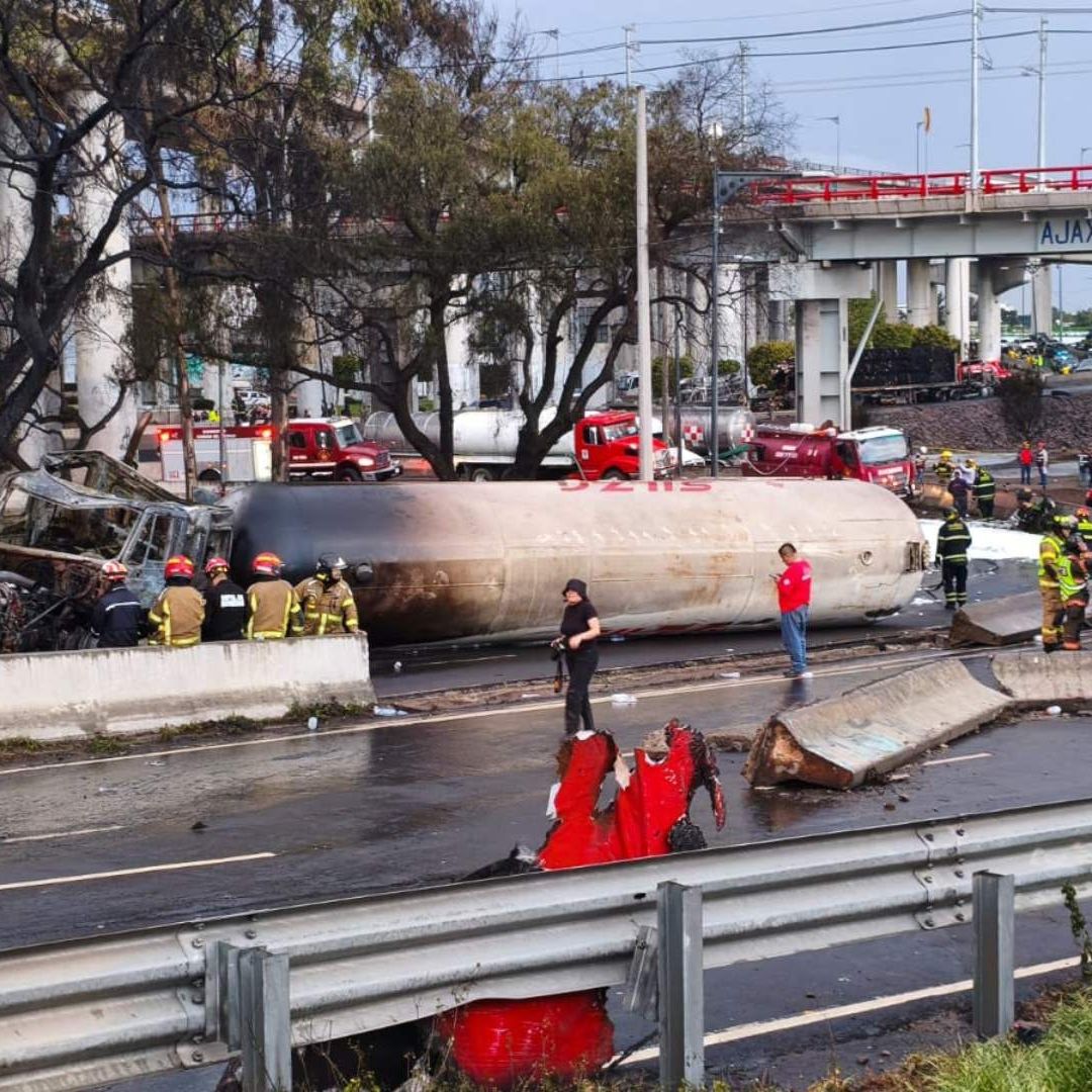 Esta es la Dueña de la Pipa que Explotó en el Puente de la Concordia, en Iztapalapa