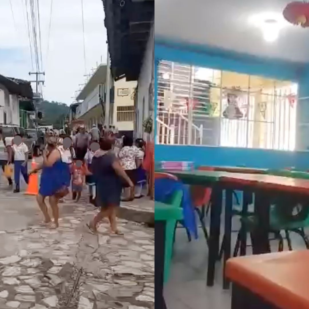 Frente al lugar donde ocurrió el ataque armado se ubica la escuela primaria bilingüe "Ramón Espinoza Villanueva", donde los estudiantes se encontraban en clase cuando se escucharon los disparos.