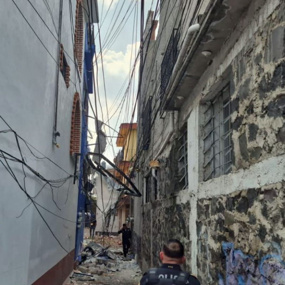 Explosión en una casa en la alcaldía Coyoacán