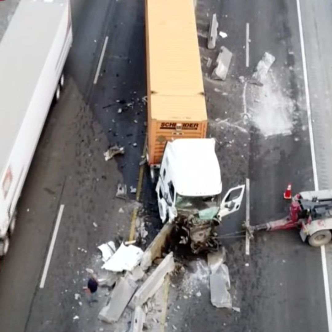 Accidente en libramiento noroeste en Santa Catarina, Nuevo león