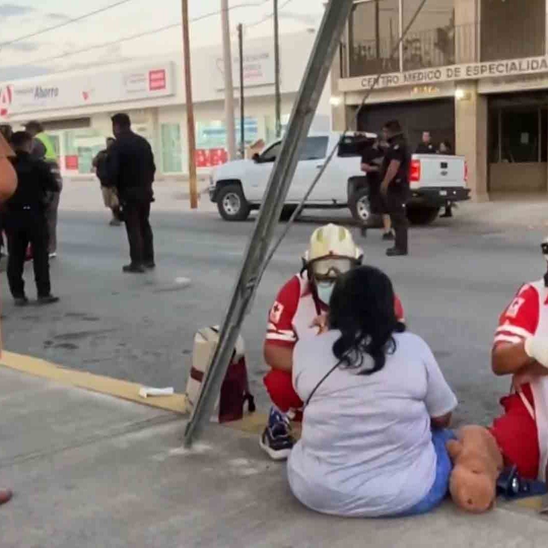 Atropellan a Seis Adultos Mayores Afuera de Clínica en Ciudad Victoria