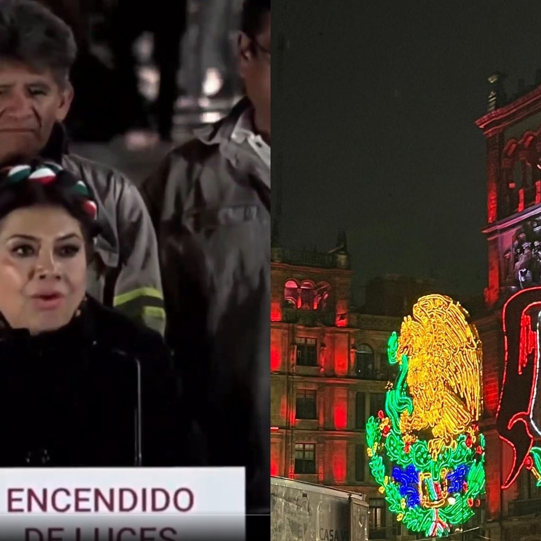 Encienden Alumbrado Patrio en Zócalo de CDMX con Mensaje a Víctimas de Tragedia en Iztapalapa