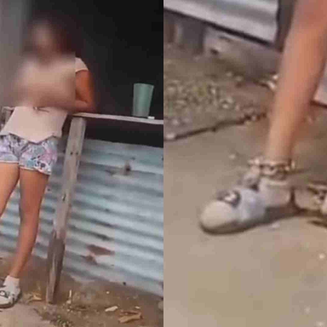 Menor Encadenada de los Tobillos Escapa de su Casa en Coatzacoalcos Veracruz